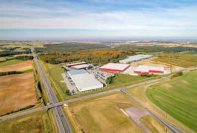 We added the first logistics park to our real estate portfolio