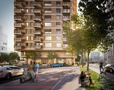 Začína sa výstavba projektu Millhaus,   bývanie na Mlynských nivách prinesie bližšie k centru Bratislavy
