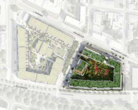 The details of the Yards Žižkov project work with the history of the area