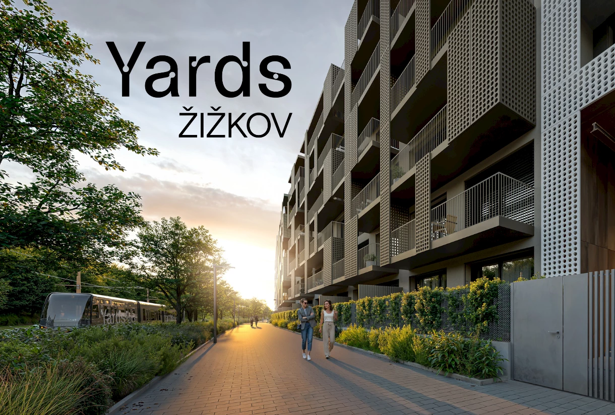 The details of the Yards Žižkov project work with the history of the area