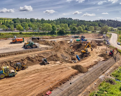 The logistics project in Lavičky is 100% pre-leased and has entered the construction phase