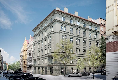 Polská 7 Residence in Prague’s Vinohrady district has obtained its occupancy permit